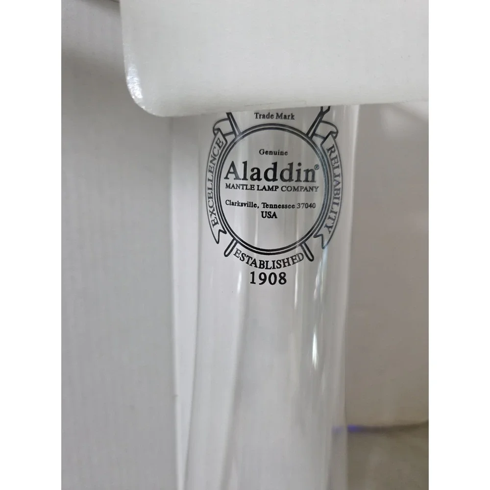 Aladdin Mantle Lamp Company HeelLess Chimney Model R-910-2 For Model 1-11 & 23